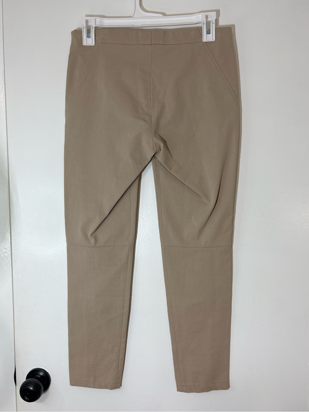 Brunello Cucinelli Women Skinny Equestrian Minimalist Italian Cream Pants Sz 4 - Picture 6 of 16